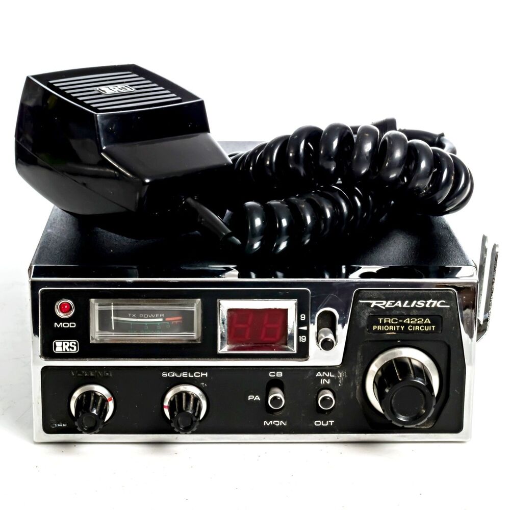 Realistic TRC-422A 40 Channel Transceiver with Mic - Tested / Works